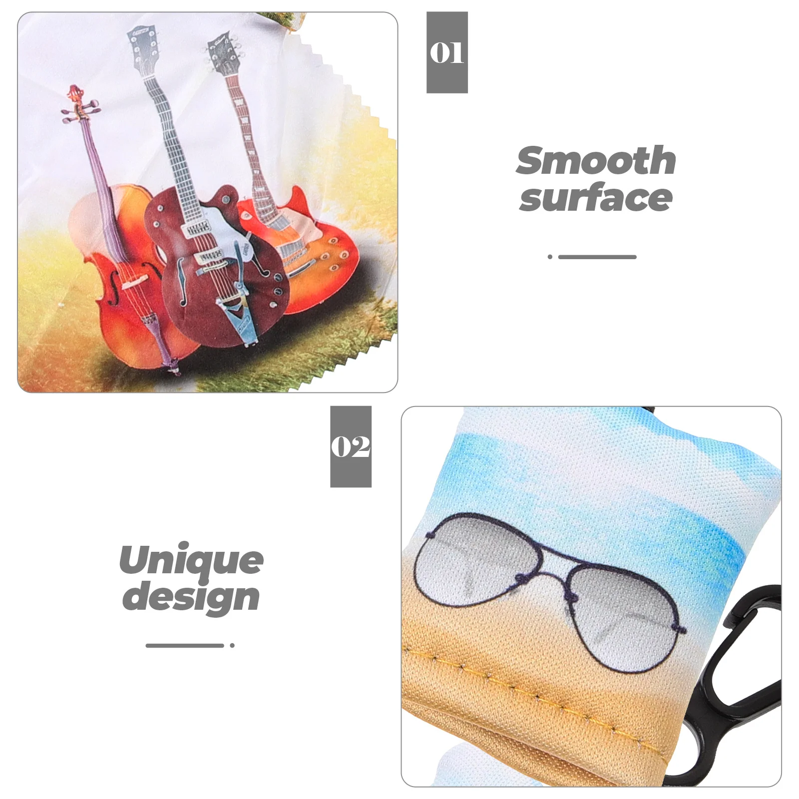 3 Pcs Key Chain Eye Glasses Lens Cleaning Cloths Metal Screen Wipes Electronics eyeglass cleaning cloth glasses cleaning wipes