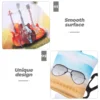 3 Pcs Key Chain Eye Glasses Lens Cleaning Cloths Metal Screen Wipes Electronics 3