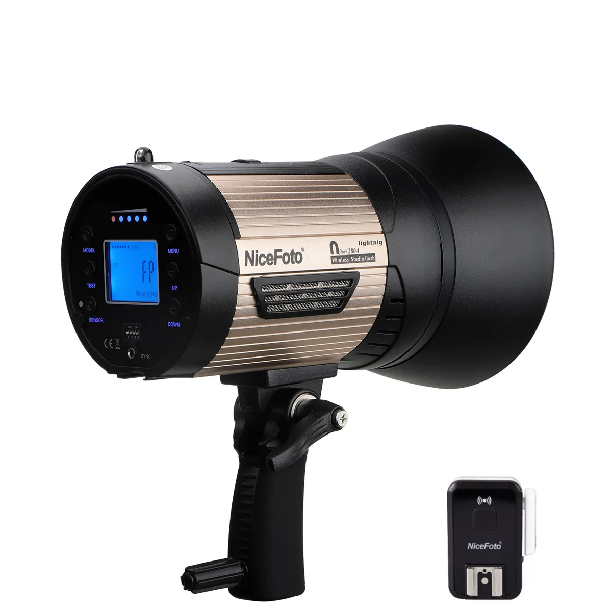 nflash280A NiceFoto 280W Professional photographic studio flash light