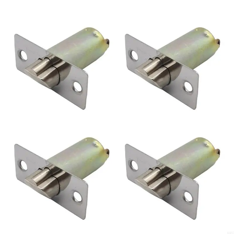 94PC 4Pcs Lock Body Tongue Round Door Handle Knobs Lock Cores Locking Tongue Hardware