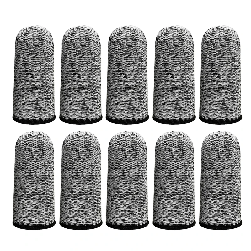 Finger Cots Thumb Protector Anti-Cut Fingertips Finger Sleeve Flexible Resistant Protection Cots for Work DIY 10Pcs finger guard,finger protector,thumb brace