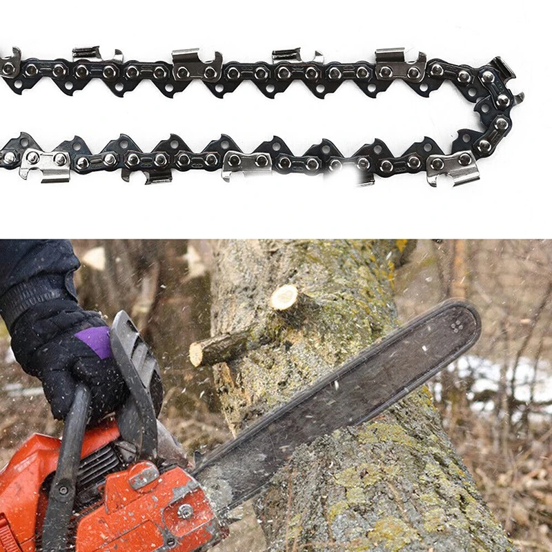 14 Inch Metal Chainsaw Chain 3/8"LP 0.050" Gauge 52DL Drive Links Chain Saw Blade Replacement Part Electric Chainsaws Accessory, chainsaw chain