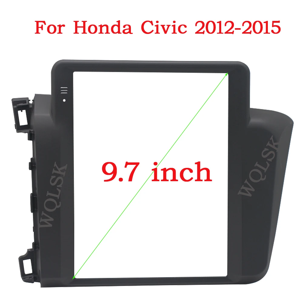Wqlsk 9 7 inch fasxia car audio frame car radio fascia gps navigation