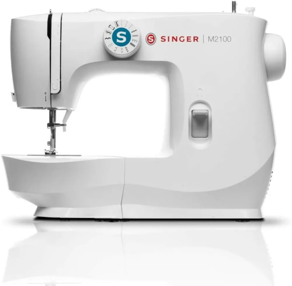 

SINGER | M2100 Sewing Machine with Accessory Kit & Foot Pedal - 63 Stitch Applications - Simple & Great for Beginners