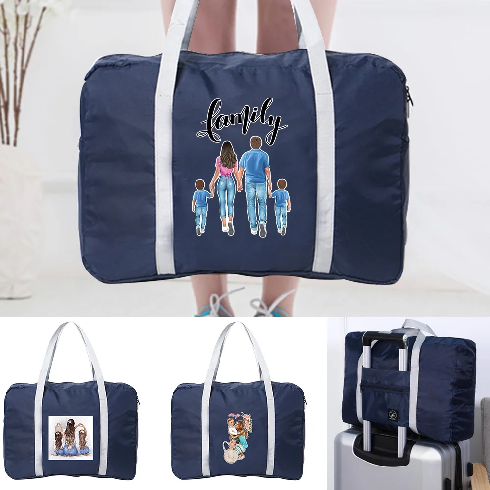 

Portable Travel Bag Large Capacity Foldable Luggage Bags Unisex WaterProof Handbags Mom Series Travel Clothes Storage Bags
