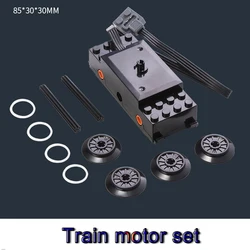 Advanced Electronic Building Block Accessories - Micro-Motor RC Parts for Creative DIY Car Bricks and Kids Toys (Train motor set)