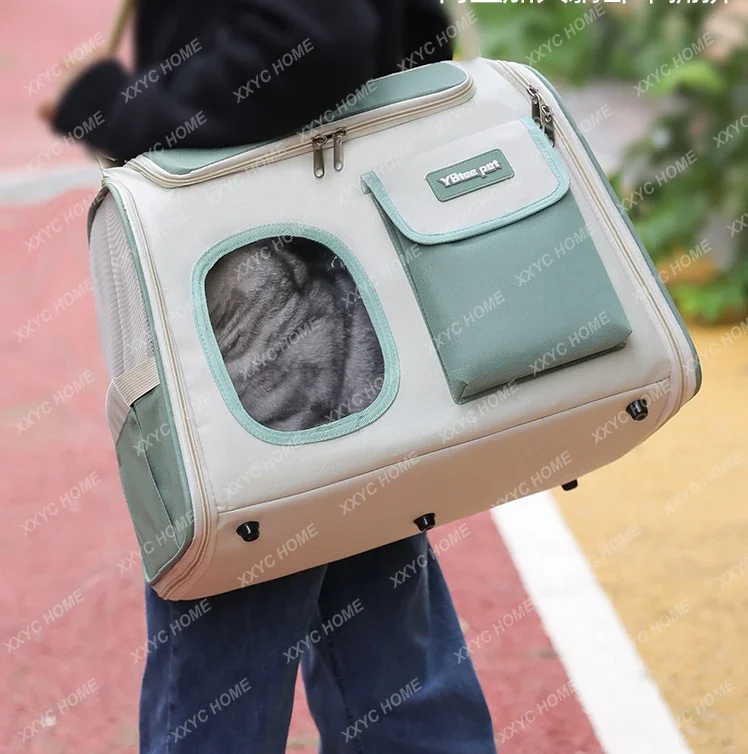 

Cat Bag Portable Cat Cage Portable Dog Bag Crossbody Shoulder Supplies