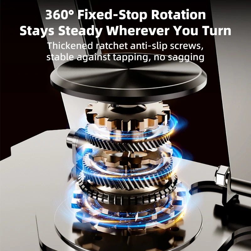 NOHON 탄소강 회전식 태블릿 스탠드 4.7-12인치 Ipad Pro/Air/Min 노트북 태블릿용 조절 가능한 접이식 데스크탑 스탠드 홀더