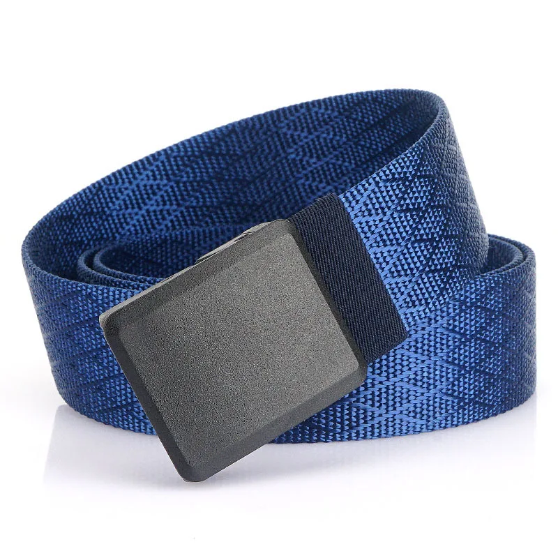 Men Female Belts Military Nylon Adjustable Belt Men Outdoor Travel Tactical Waist Belt with Plastic Buckle Pants Designer Belts