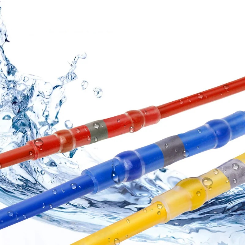 Description Picture 4 of itemElectrical Wire Connectors Insulated Butt Splice Heat Shrink Solder Terminal Waterproof Butt Connectors Wire Cable Terminal