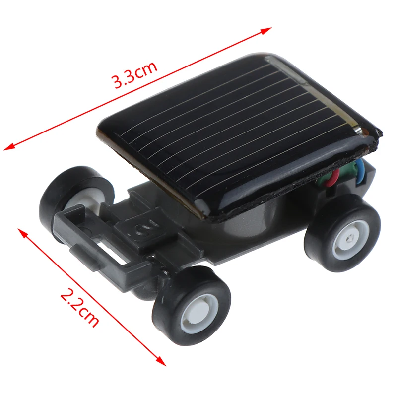 MiniSolarCarGadgetSmallestSolarPowerToyCarRacerEducational