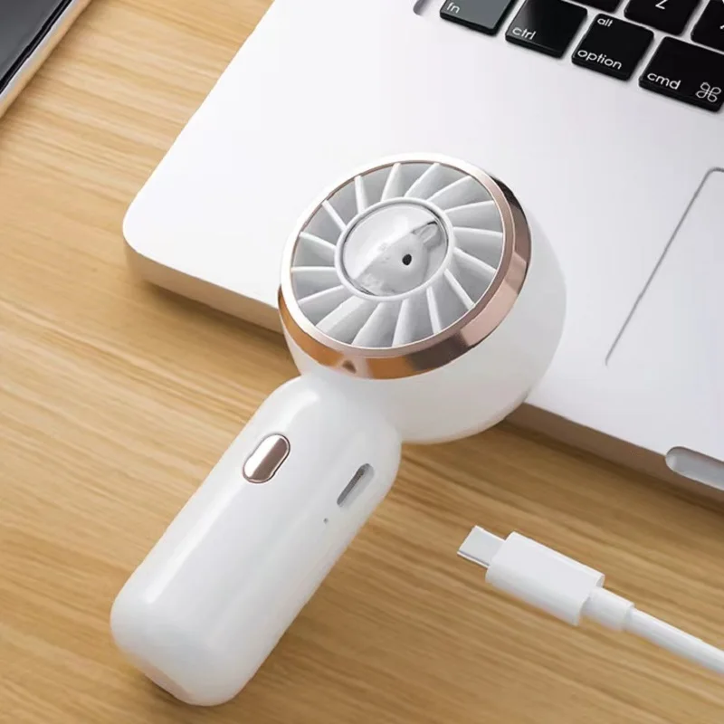 Mini Portable Fan 3 Pack Cute Handheld Fan Battery Operated Lightweight Small Personal Fan with 3 Speeds and USB Rechargeable 5