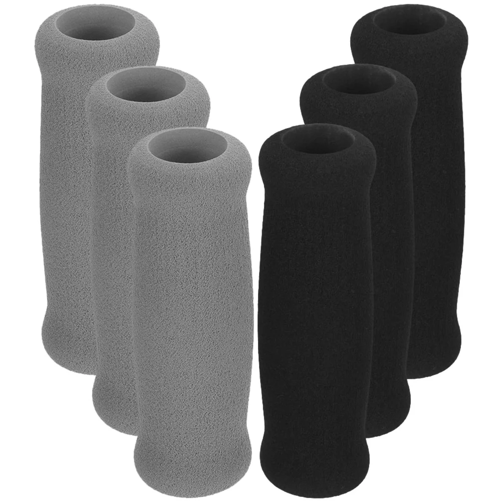 Walking Cane Underarm Crutches 6 Pcs Crutch Handle Spong Cane Grips Nonslip for Handles