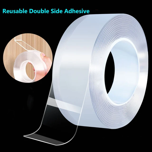 Strong Double Sided Tape Walls  Reusable Double Side Nano Tape - Home  Reusable Tape - Aliexpress