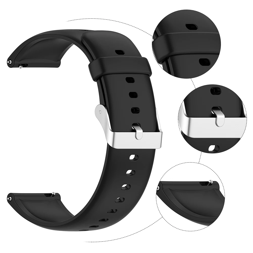 Premium Metal Bezel Watch Case with Tempered Glass Screen Protector and Strap Cover