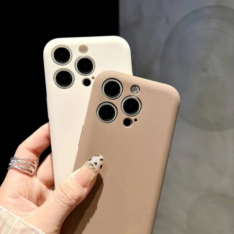 Ultra Slim Soft Silicone Shockproof Matte Phone Case - Candy Color Finish
