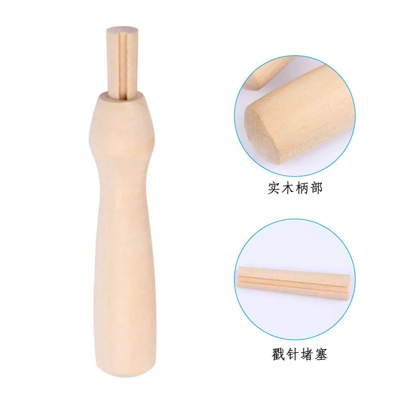 1Pcs Wooden Handle Wool Felting Needles Tools Felting Needle DIY Tools Accessories for Handmade Needles Supplies