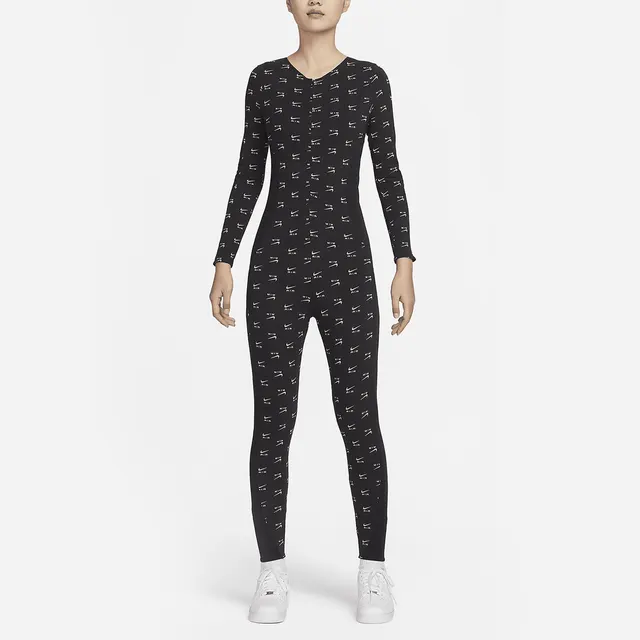 Nike véritable printemps nouveau body de Sport imprimé à Compression en tricot pour femmes DV8063-010 1