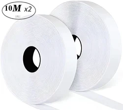 Heavy Duty Double Sided Self Adhesive Hook and Loop Tape - 20mm (10Meter)