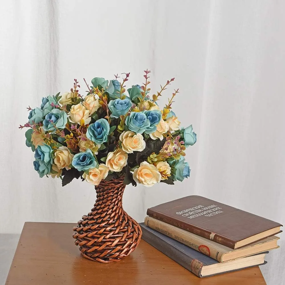 Elegant 34cm Artificial Rose Bouquet