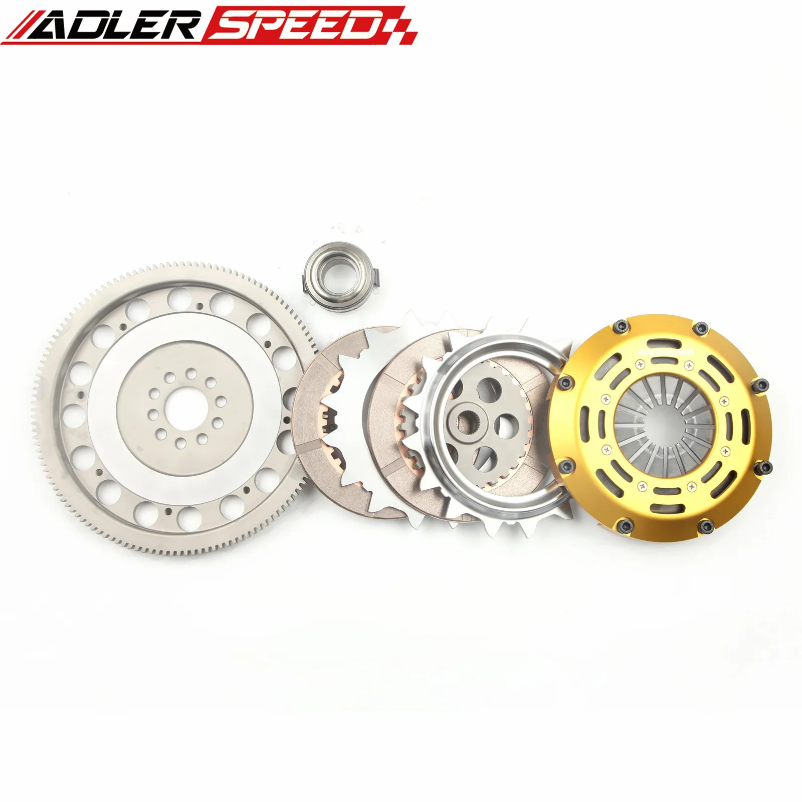 ADLERSPEED 레이스/스프룽 클러치 키트 싱글/트윈/트리플 디스크 (폭스바겐 코라도 SLC/골프 GTI VR6/제타 GLI,GLS,GLX VR6/파사트 GLX 5단 변속기용)