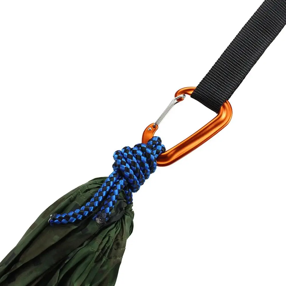 Professional Climbing Carabiner D Shape Mountaineering Buckle Hook Safety Lock Outdoor Climbing Equipment Accessory 16KN Carabiner Clips Keychain Carabiner