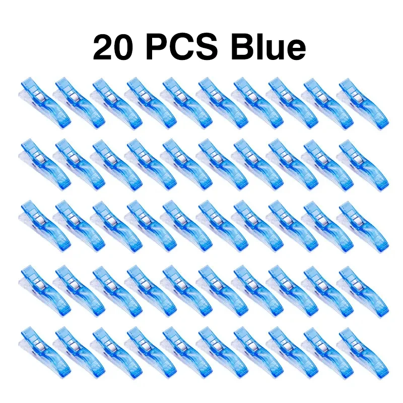 20Pcs Big Blue