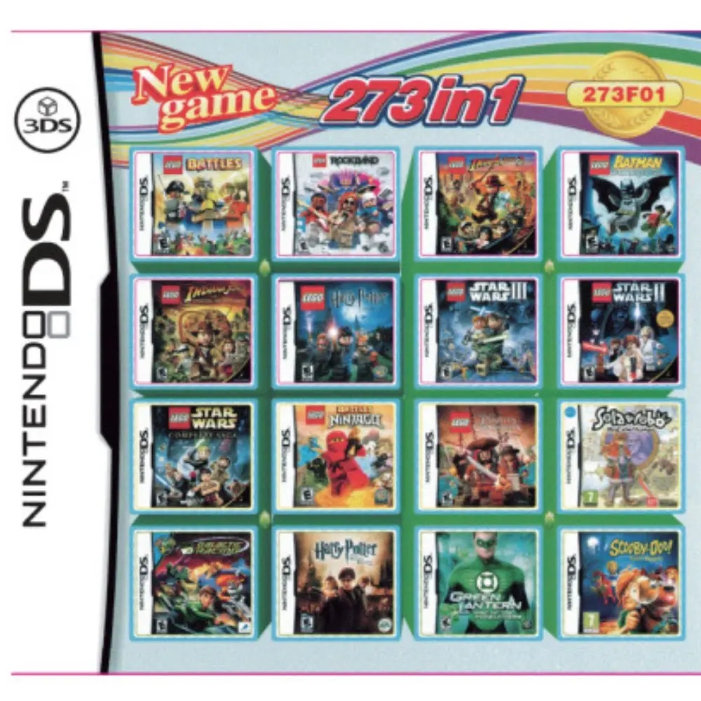 

Игровая карта NDS 3DS, комбинированная карта 5000 в 1 NDS, комбинированная карта NDS, кассета 64 в 1 208 500