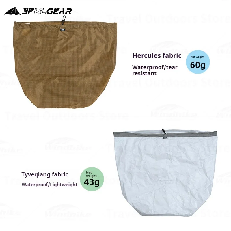 Sleeping Bag Foot Waterproof Case Outdoor Camping Moisture-proof Breathable Liner Ultralight Dyneema/Nylon Tyvek Bag sleeping bag survival sleeping bag