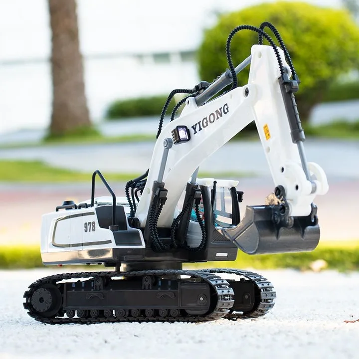 Remote Control Excavator Dump Truck Toy For Kids