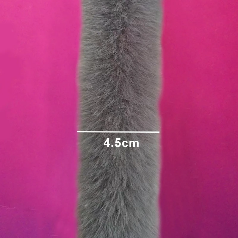 New Artificial Rabbit Fur Ribbon DIY Handmade Apparel Sewing Fluffy Trimming Fabric Home Decoration Costume Shoes Craft Ribbon