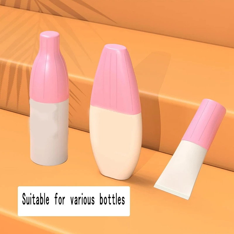 실리콘 예비 부품 액세서리, 누출 방지용 탄성 슬리브, 여행 세면 용품 재사용 가능, 16 개