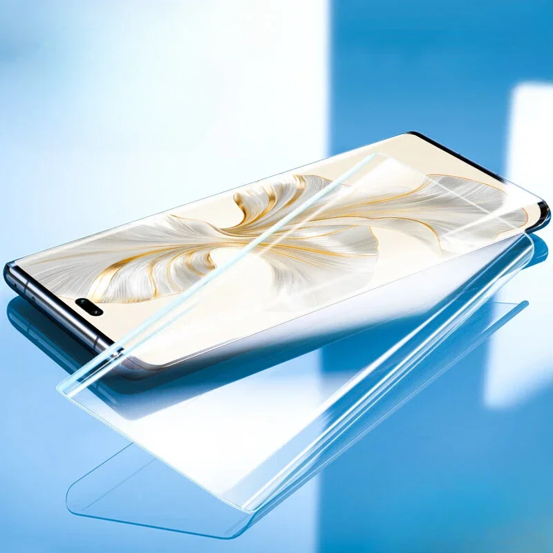 

3D UV Liquid Tempered Glass for Honor 100 90 Pro Screen Protector for Honor100Pro 90Pro Clear Anti Blue Matte Privacy UV Film