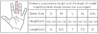 1 Pair Golf Gloves Kids Junior Children Left Hand Right Hand Rain Grip 3D Performance Mesh Non-slip Micro Soft Fiber 2