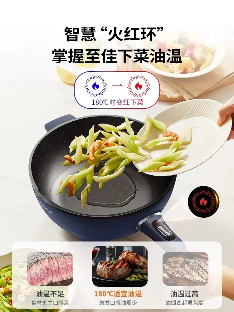 Electric Frying Pan - Household Multifunctional. Cooking, Steaming, Frying & Cooking Pot All-in-One. 3