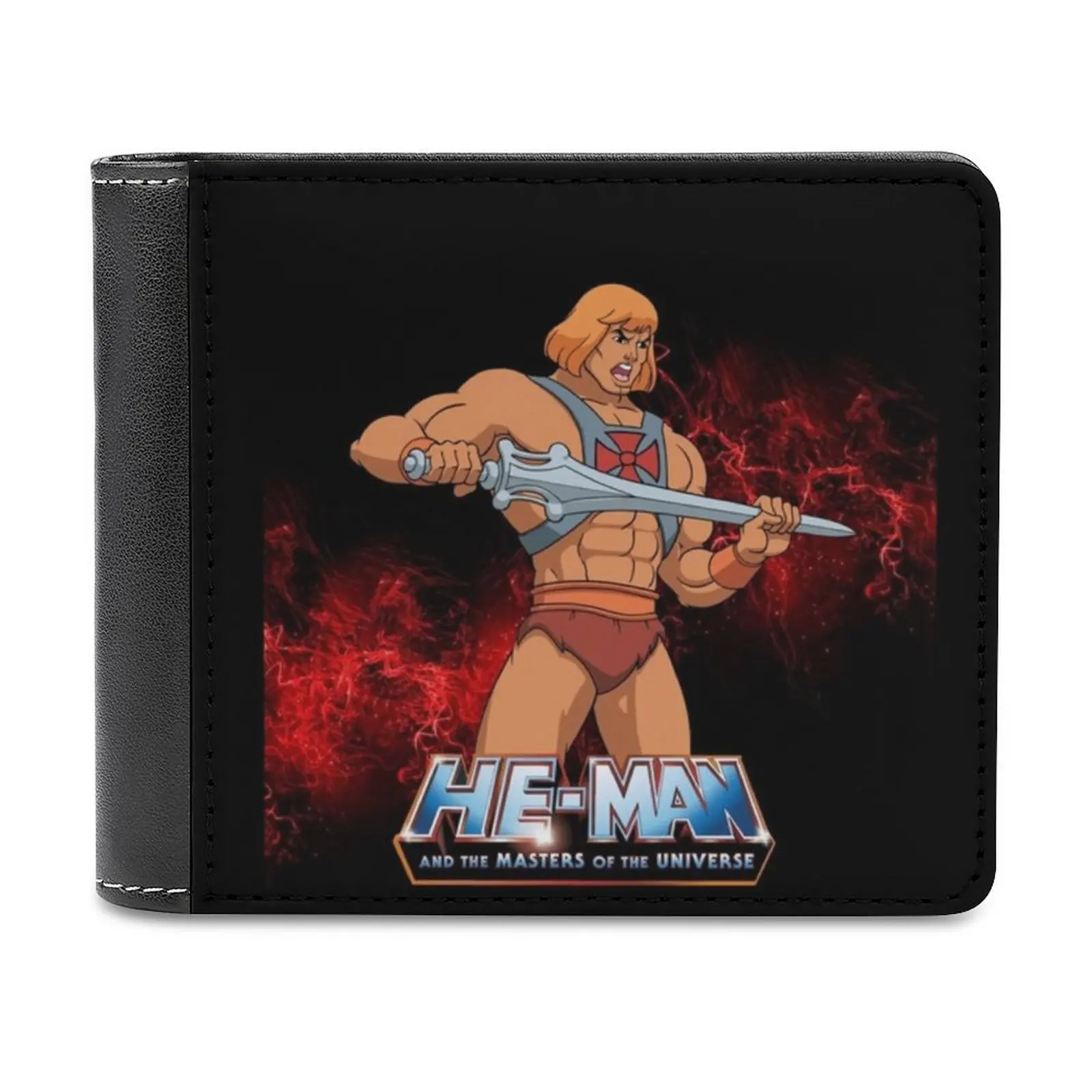 Buckle-Down Masters Of The Universe Wallet - He-Man & Skeletor Bifold Vegan Leather