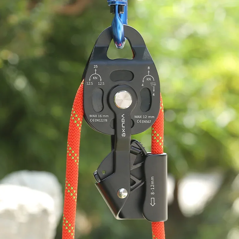 XINDA Professional Lift Weight Pulley Device Rescue Survive Gear outdoor rock climb high altitude Heavy transport climbing pulley
