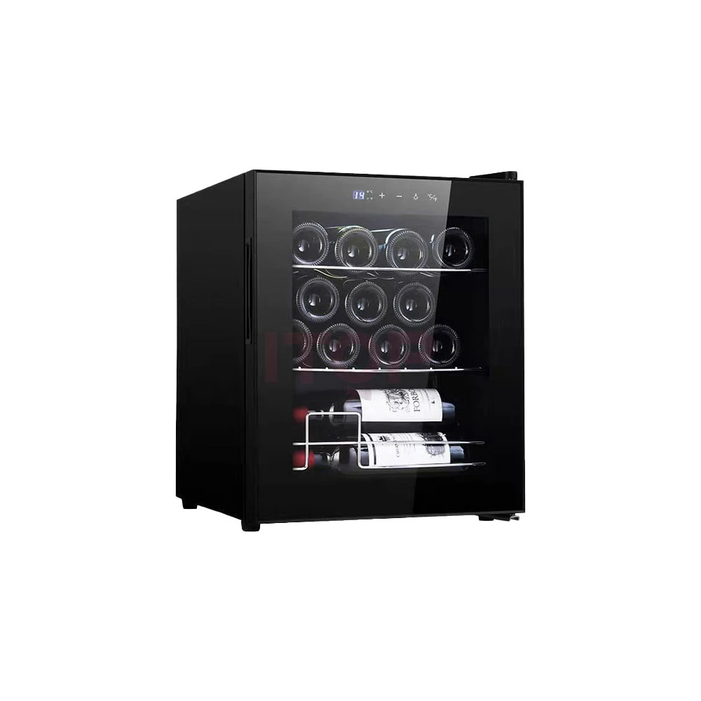 Vertical Shelf Wine Fridge Mini Slim Small Electric Thermostat Red Wine Cooler Barrel Refrigerator