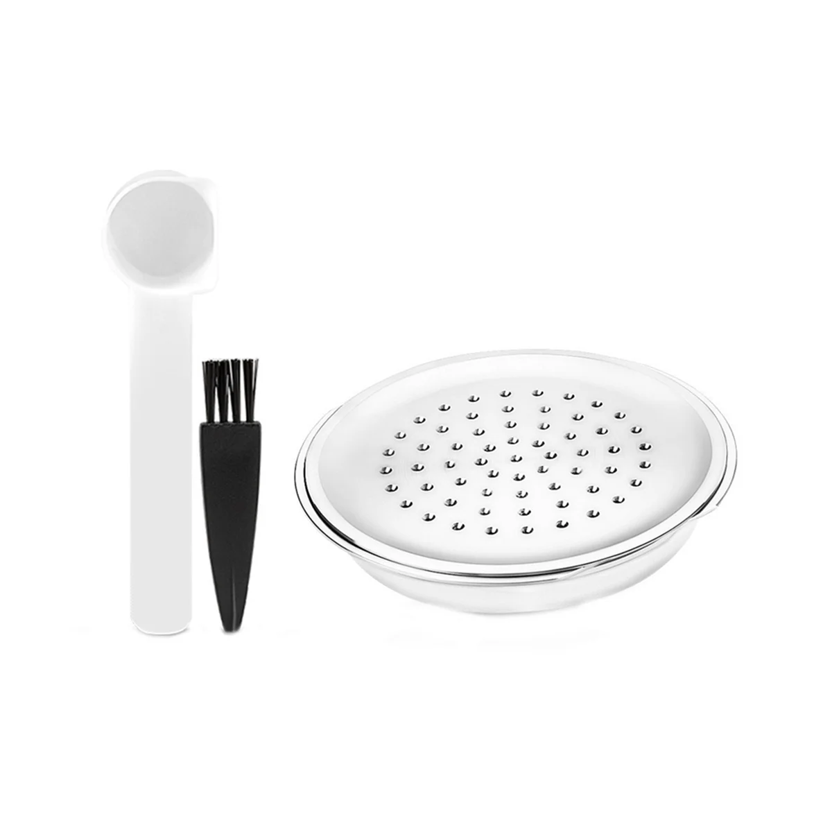 

Stainless Steel Coffee Reusable Coffee Maker Filter Espresso with Spoon