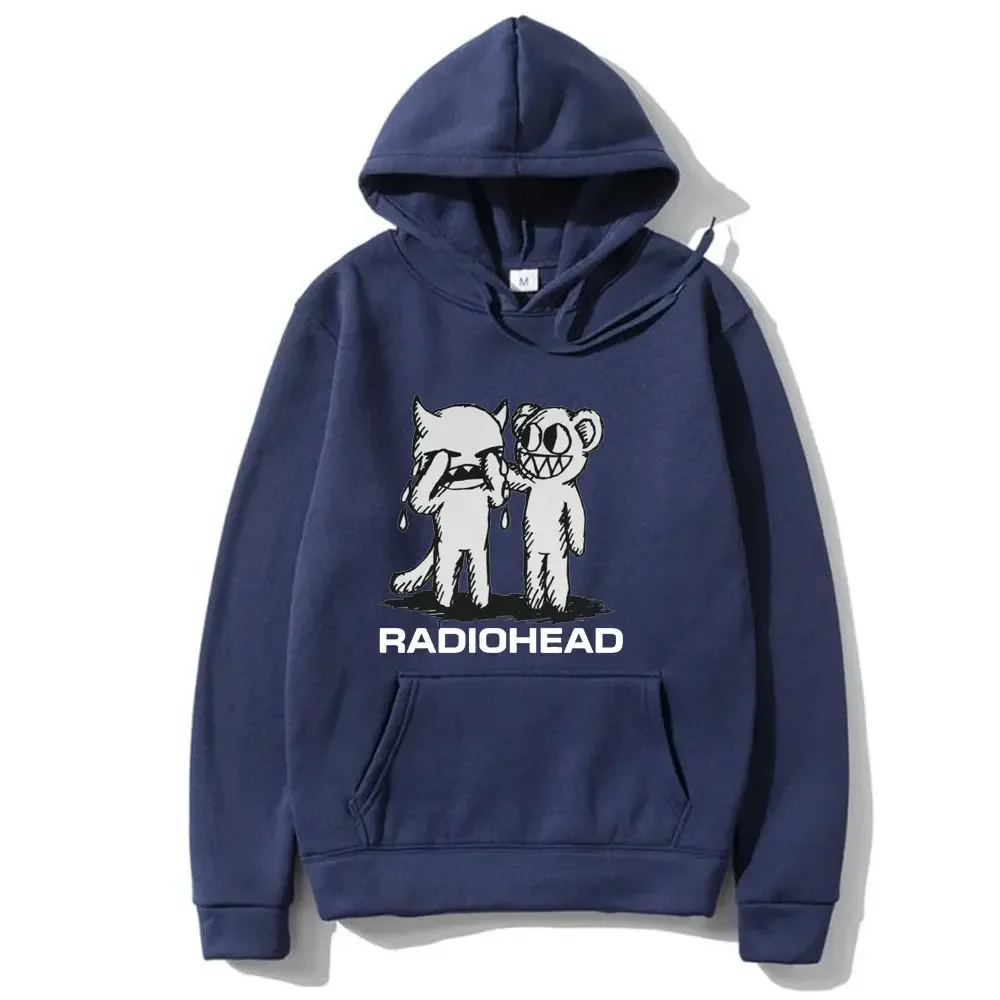 

Radiohead Hoodies Punk Indie Rock Band Print Streetwear Men Women Oversized Sweatshirts Hoodie Hip Hop Pullover Unisex Tracksuit