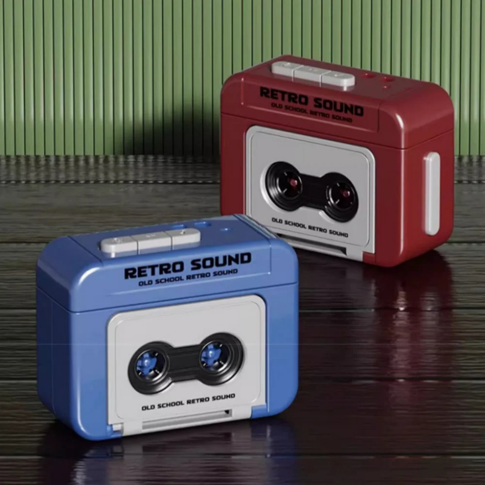 Retro Tape Recorder Keychain - Image 2