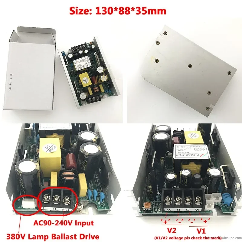 New Original Moving Head Beam Lamp Bulb 5R 200W 7R 230W 10R 280W Ballast / Power supply Fit For 5R 7R Stage Light/ lamp