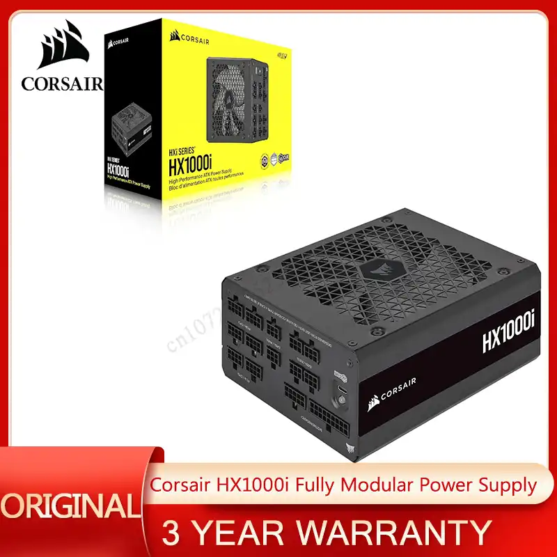 Corsair HX1000i Fully Modular Ultra-Low Noise ATX Power Supply