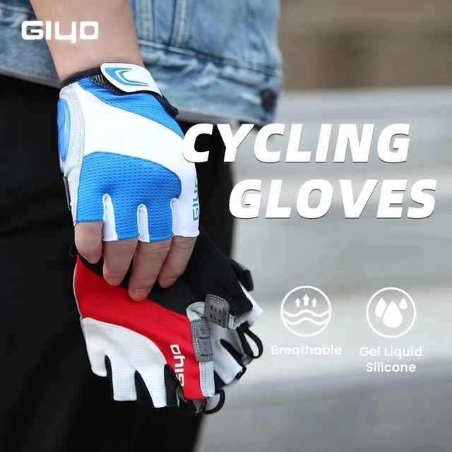Cycling Bicycle Half Finger Gloves  Cycling Gloves Men Half Finger -  Cycling Bicycle - Aliexpress
