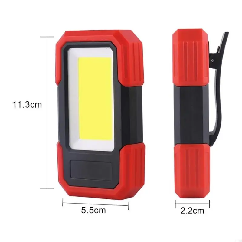 J6BB Work Lamp LED Base Battery Operated COB Flashlamp Multipurpose