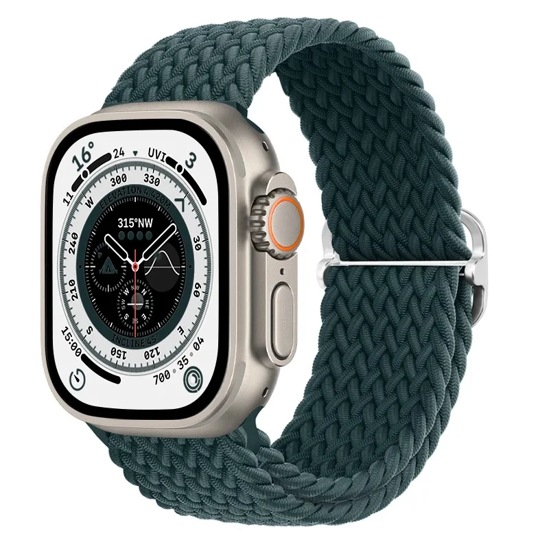 Braided Loop Strap - Ultra-Comfort Nylon Elastic Bracelet for Watches