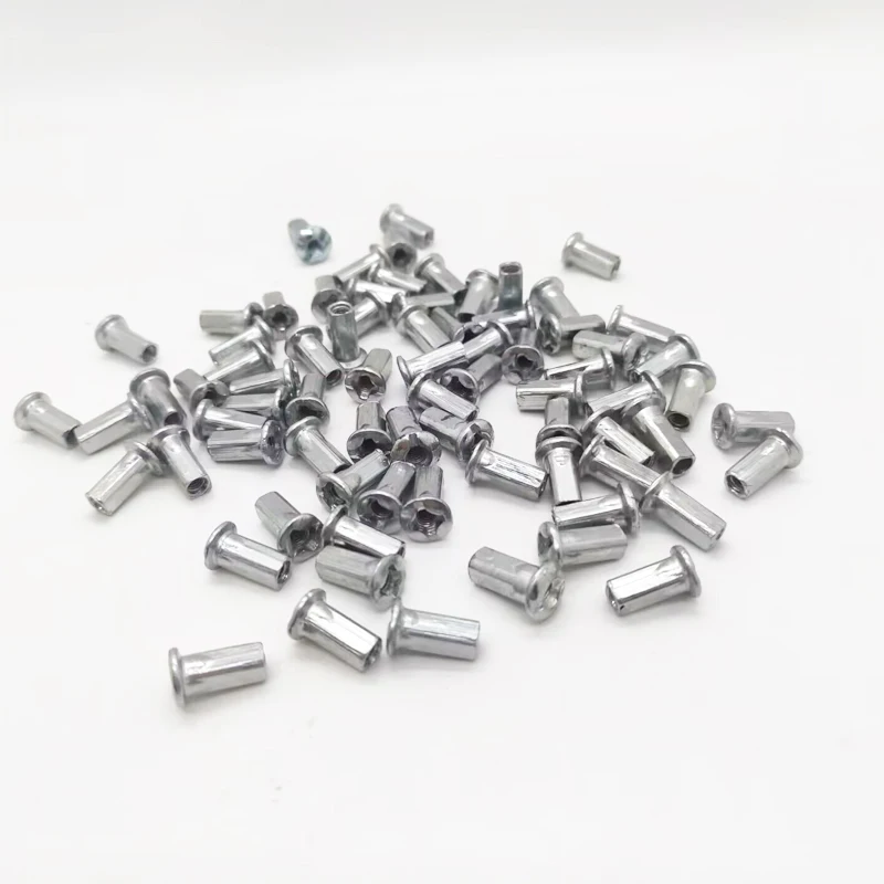 20Pcs/lot 10G 12mm/15mm Galvanized Spoke Caps Electric Bike Spoke Nipples Sliver Color Bicycle Cycling Parts