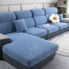 Jacquard Sofa Cushion Cover for Living Room Thicken Seat Chair Cover Adjustable Couch Cover Pets Kids Furniture Protector 1