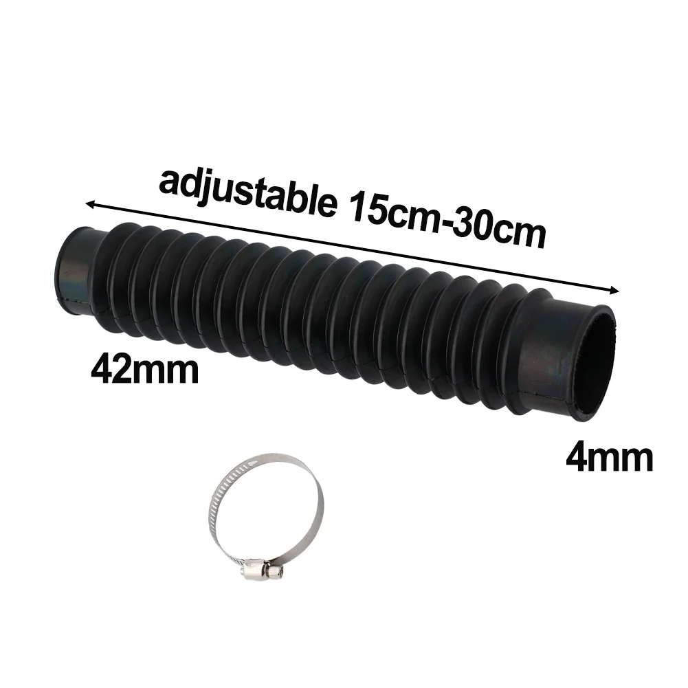 

1 Pcs Black Motorcycle Air Filter Hose Tube Motorcycle Air Filters Accessories (extendable 15-30cm)black Air Filter Hose