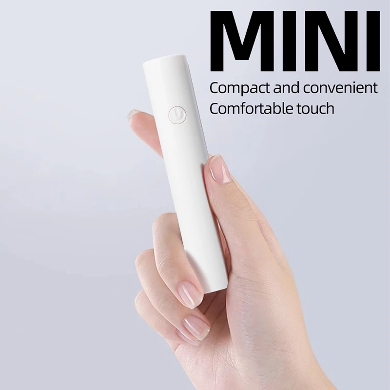 Mini Handheld Nail Enhancement Slot Lamp Gel Nail Polish Curing Lamp Wireless Dryer Small and Convenient nail curing lamp